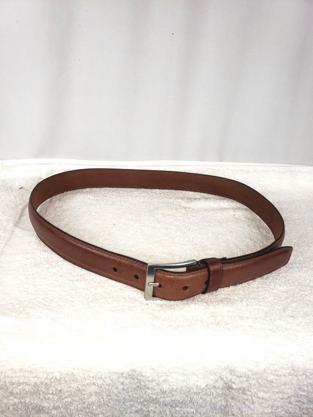 Johnston & Murphy Double Self-Stitch Belt Size 36